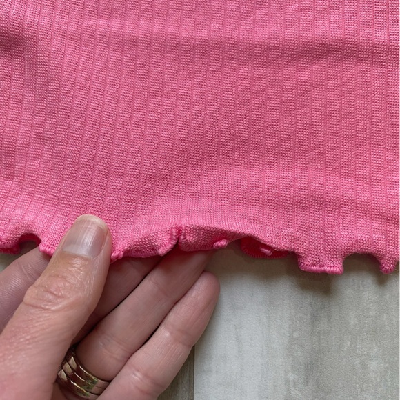 NWT RuffleButts Rose Pink Snuggly Ruffles Shorts Pajama Outfit Set, 0-3M - Picture 7 of 13